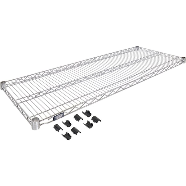 Nexel Stainless Steel Wire Shelf, 72W x 36D S3672S - main